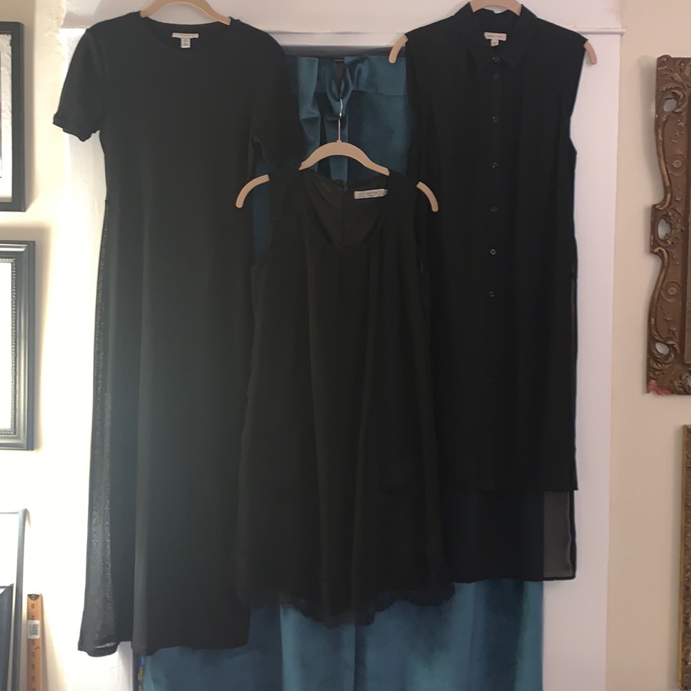🖤LAST CHANCE Wednesday Addams BUNDLE 3 goth witchy black dresses sheer RAVE